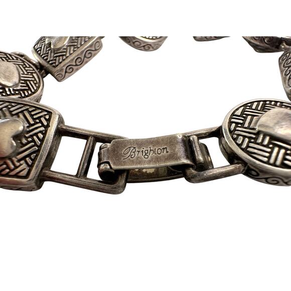 Brighton Heiress Crystal Link Bracelet, Hearts on Back Side instead of Crystals - Picture 8 of 16